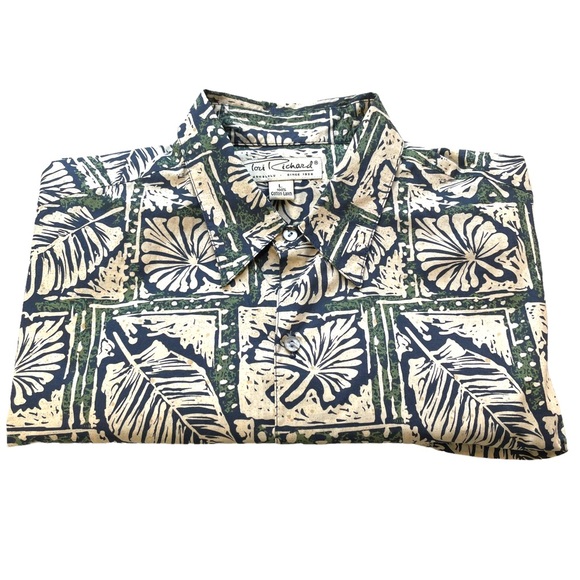 Tori Richard Other - Vintage Tori Richard 100% Cotton Lawn Short Sleeve Button Up Aloha Shirt Large